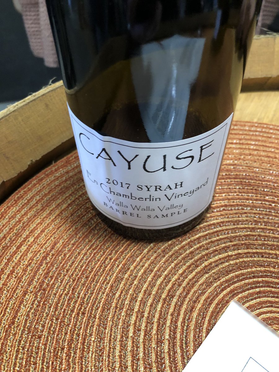 #Cayuseweekend #washingtonwine #syrah #rocks #release #sogood