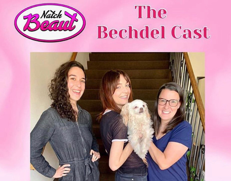 BechdelCast's tweet photo. HEYO your gals @jamieloftusHELP and @caitlindurante are guests on today's episode of #NatchBeaut podcast chatting with @Jackie_Michele (from our Cruel Intentions episode) about movie makeover scenes! Give it a listen! https://t.co/CWurni49Vb