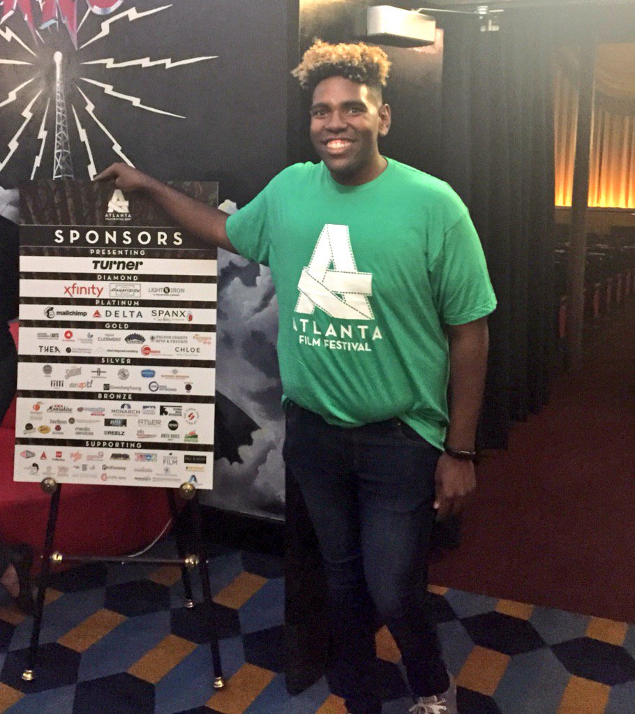 LaRell_Reynolds's tweet photo. Itโs that time of year - ATLANTA FILM FESTIVAL #atlff #LaRellvolunteers #turnerlife https://t.co/LX8udK8mmO