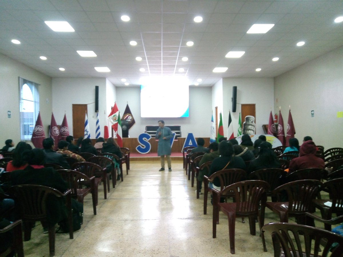 UPeUJuliaca's tweet photo. Con alegría iniciamos las actividades en la Escuela de Misiones en la @UPeUJuliaca @GluderQuispe @LCotacallapa #SeIntegro #SeMisionero #SeInnovador #MisionerosPreparados #SVA https://t.co/h6DXiI6sZ9