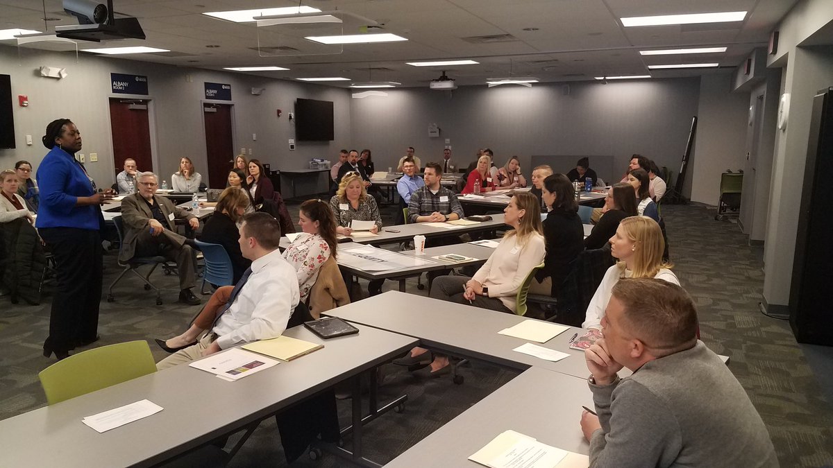 superrcscsd's tweet photo. It was inspiring to work with 38 talented and excited future school leaders as they came together for a leadership academy sponsored by the capital district superintendents and hosted by Capital Region BOCES @CapRegionBOCES #RCSLovesToLearn https://t.co/wppPXsAXSM
