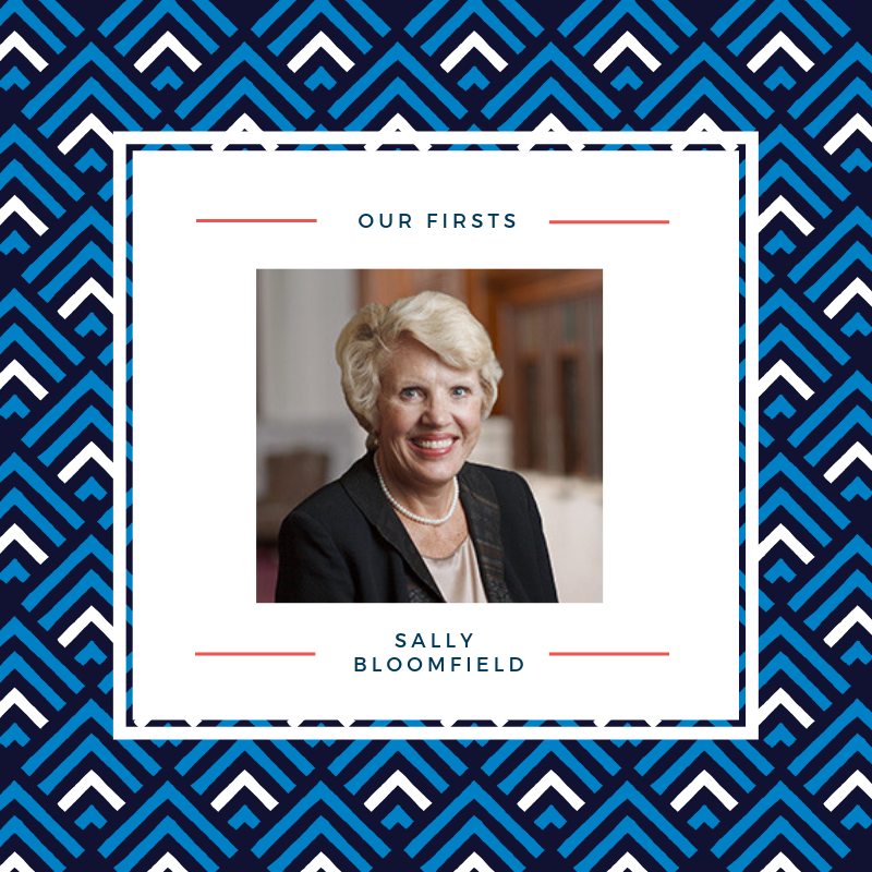 ColumbusBar's tweet photo. #OurFirsts: Sally Bloomfield was the first female president of the Columbus Bar Foundation and served from 1994-1995. Later, in 2005, she became the president of the CBA. #CBA150 https://t.co/ODxtOE4AUq