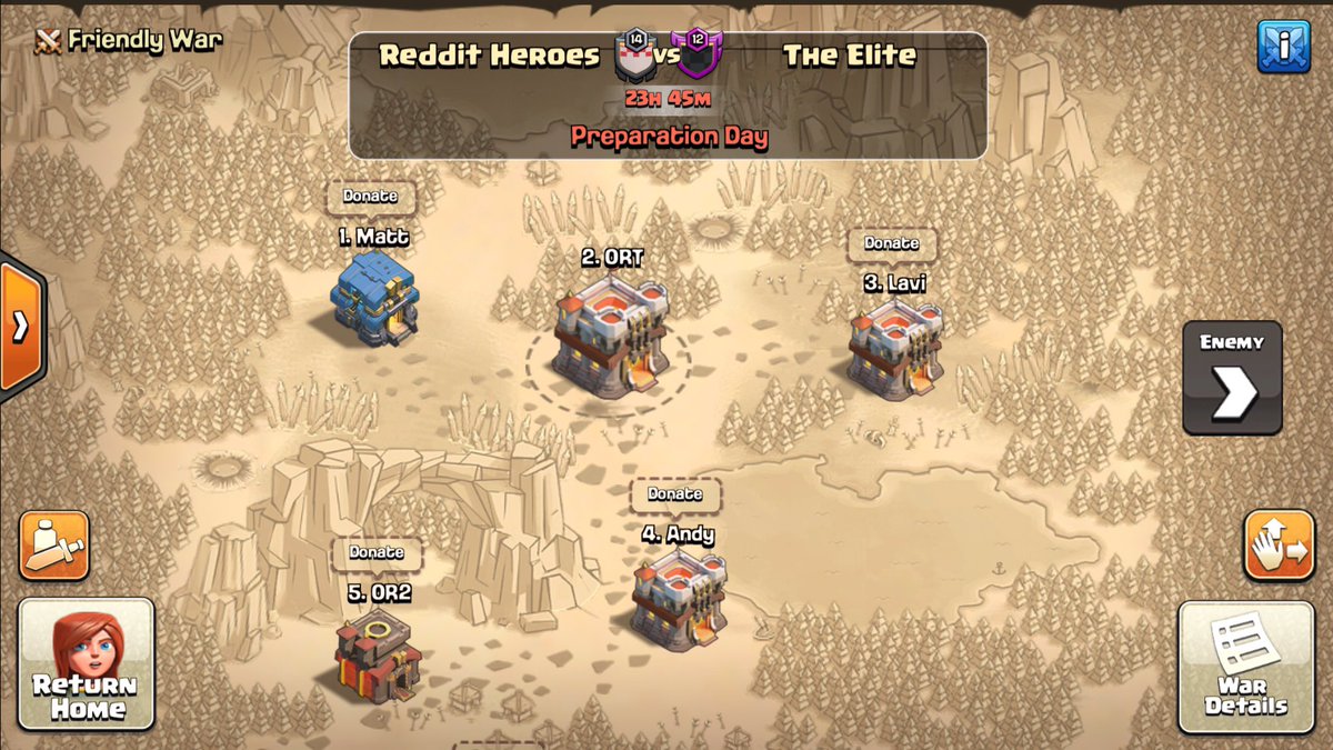 Reddit Argon. @awl_coc semi-finals. Let the games begin! 😼😼😼