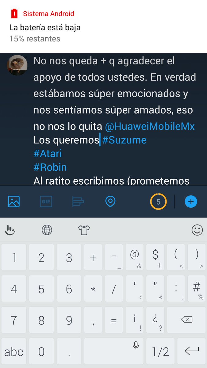 Suzu_LaPajarita's tweet photo. Para que vean que no les miento, mi teléfono ya no funciona. @HuaweiMobileMx  #huaweiNoCumple #FraudeHuawei https://t.co/9WtTDDiugX