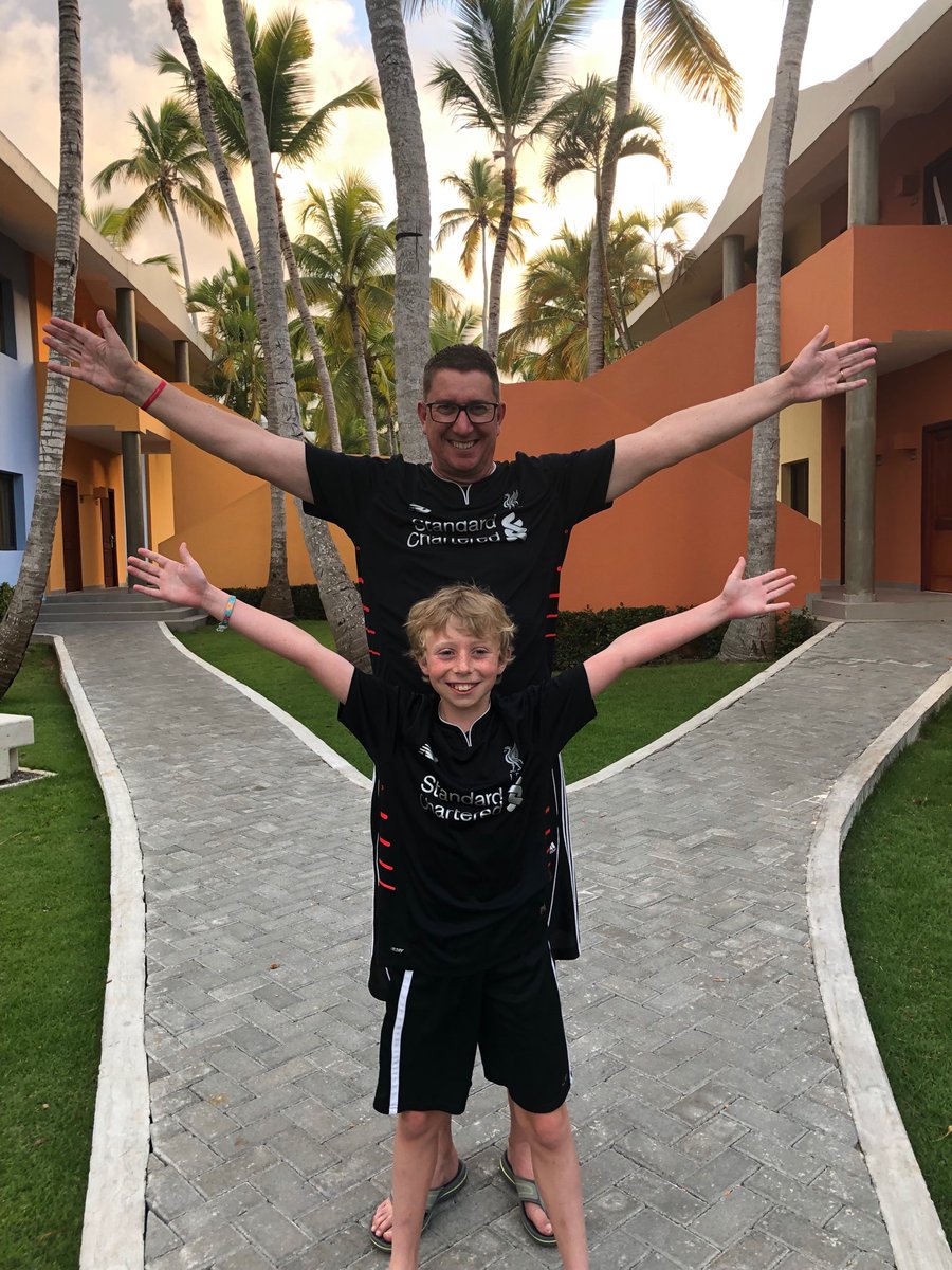 Tremdave's tweet image. Celebrating the @LFC game tonight in the Dominican Republic- come on #LFC keep it going #5togo #YNWA