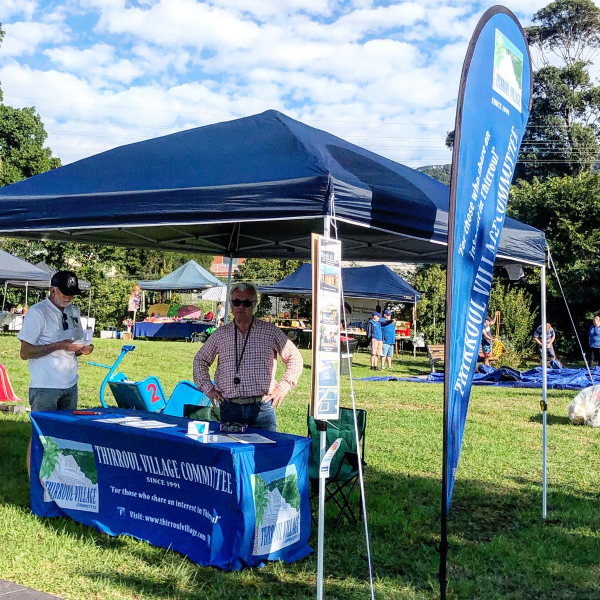 Where all set <a href="/thirroulfest/">Thirroul Festival</a> our stand in WF Jackson Park drop by say Hi 👋 #localcommunity #communitygroup #Thirroul #Thirroulfestival thirroulvillage.com
