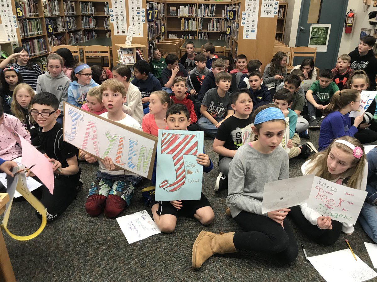 SS_Gr5's tweet photo. 5th grade battle of the books! We are so proud of all of our fifth graders; now onto the district battle! https://t.co/B9ujMhinxm