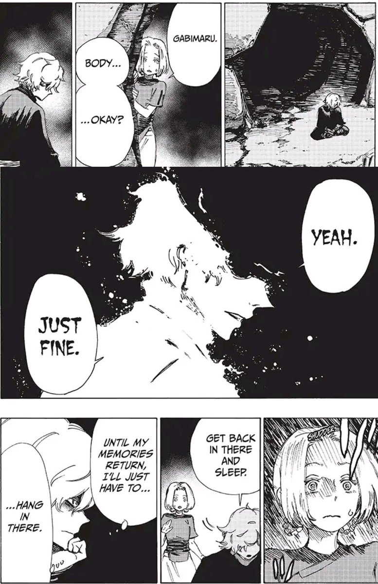TrillUchiha_'s tweet photo. I got too caught up in reading and haven't posted on this thread!! There's been a few fights!!π₯π₯ Heat as always- Shion goat (1st pic) and woww Gabimaru's got amnesia (2nd pic ft. Mei) #JIDG https://t.co/HLj0TwfCP9