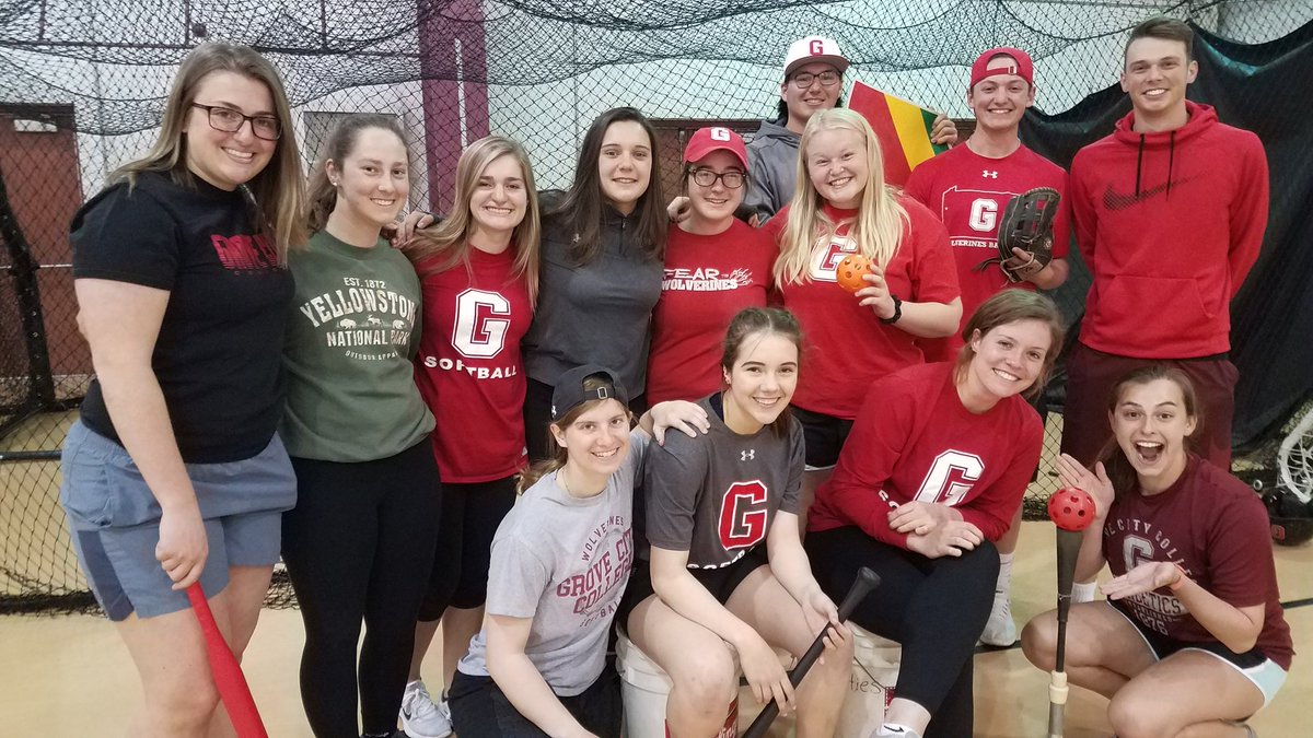 Softball and <a href="/GCC_bsb/">Grove City College Baseball</a> helping out with Special Olympics!