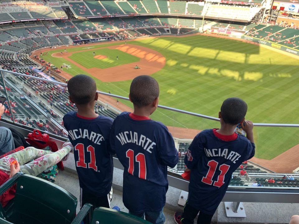 snickerdoogle's tweet image. So excited to bring our foster kids to their first @Braves game! #ChopOn