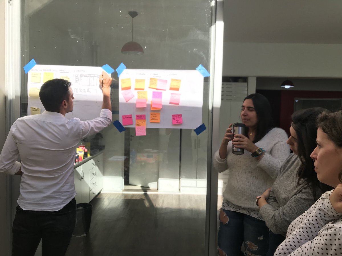 PeopleF1rst_Arg's tweet photo. Taller de Design Thinking con el equipo de @Enviopack. #designthinking #diseño #innovación #logistica #crazy8 https://t.co/beVHZlLbwY
