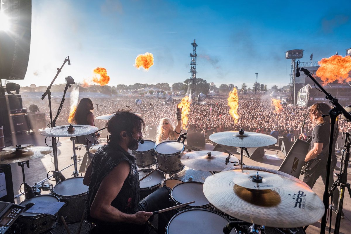 Wacken's tweet photo. 🎉 Happy Birthday 🎊 Johnny Dee, hard hittin' time keeper for Doro. 🥁

@dee_drums 

#wackenopenair #wacken #happybirthday #johnnydee #drummer #doro #woa2018 #festival #heavymetal #metalhead #headbanger #wacken2019 #woaxxx #woa30 https://t.co/RLumNN2PWx