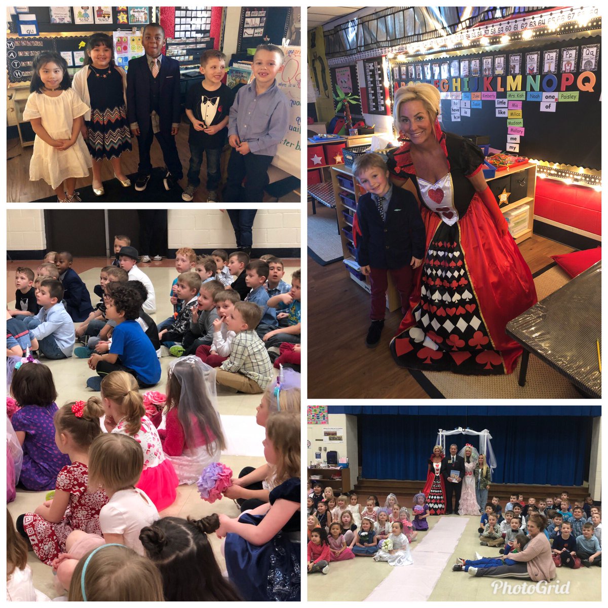 KinderKish's tweet photo. So grateful to Mayor @ronfalconi for officiating the wedding ceremony of Q and U for our Kindergarten students! @burgessdave #Tlap #HookEm #LeadLAP #setthestagetoengage   @heyhopeking @heywadeking #gyto  @BrunswickCSD #MyOhioClassroom #OhioEd @MannKati @BCSDMemorial https://t.co/XghZVVy5pU