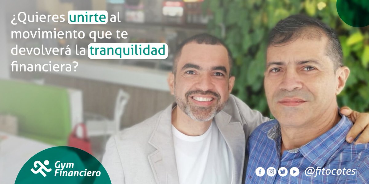 fitocotes's tweet photo. ¿Quieres unirte al movimiento que te devolverá la tranquilidad financiera?
Pregúntame cómo puedes ser parte!! 
https://t.co/o7Pi0lENUE 
@Fitocotes #DeInteres #InteligenciaFinanciera #AutoanalisisFinanciero #LibertadFinanciera #Organizacion #Crecimiento #GYMFinanciero https://t.co/jRM2uulX9Z