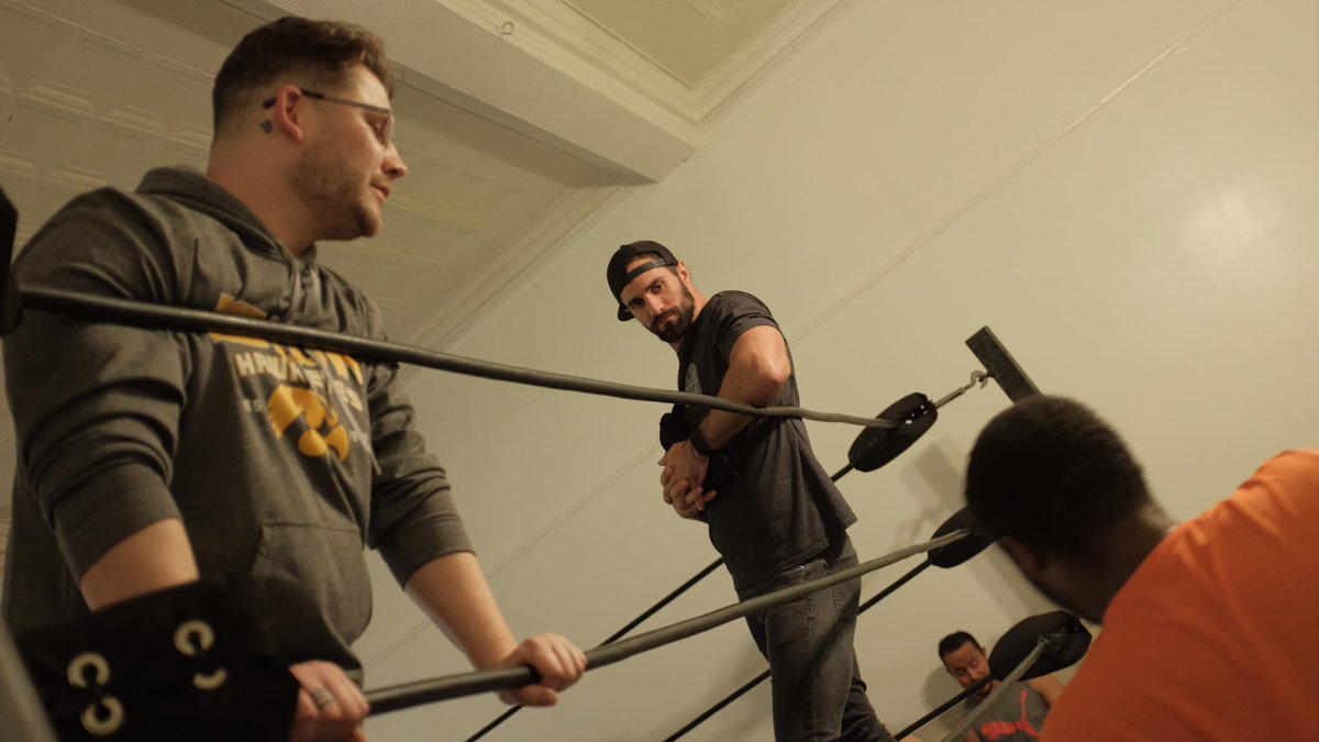 CatalystWrestle's tweet photo. We began the biggest week of the year with one of the biggest names in our industry, as Seth Rollins and the Black and Brave Wrestling Academy held a special seminar on Thursday in Jersey City!

Thanks to Seth, Marek and all who took part on the road to #ReadyOrNot this Sunday! https://t.co/cgsAxxmx6V