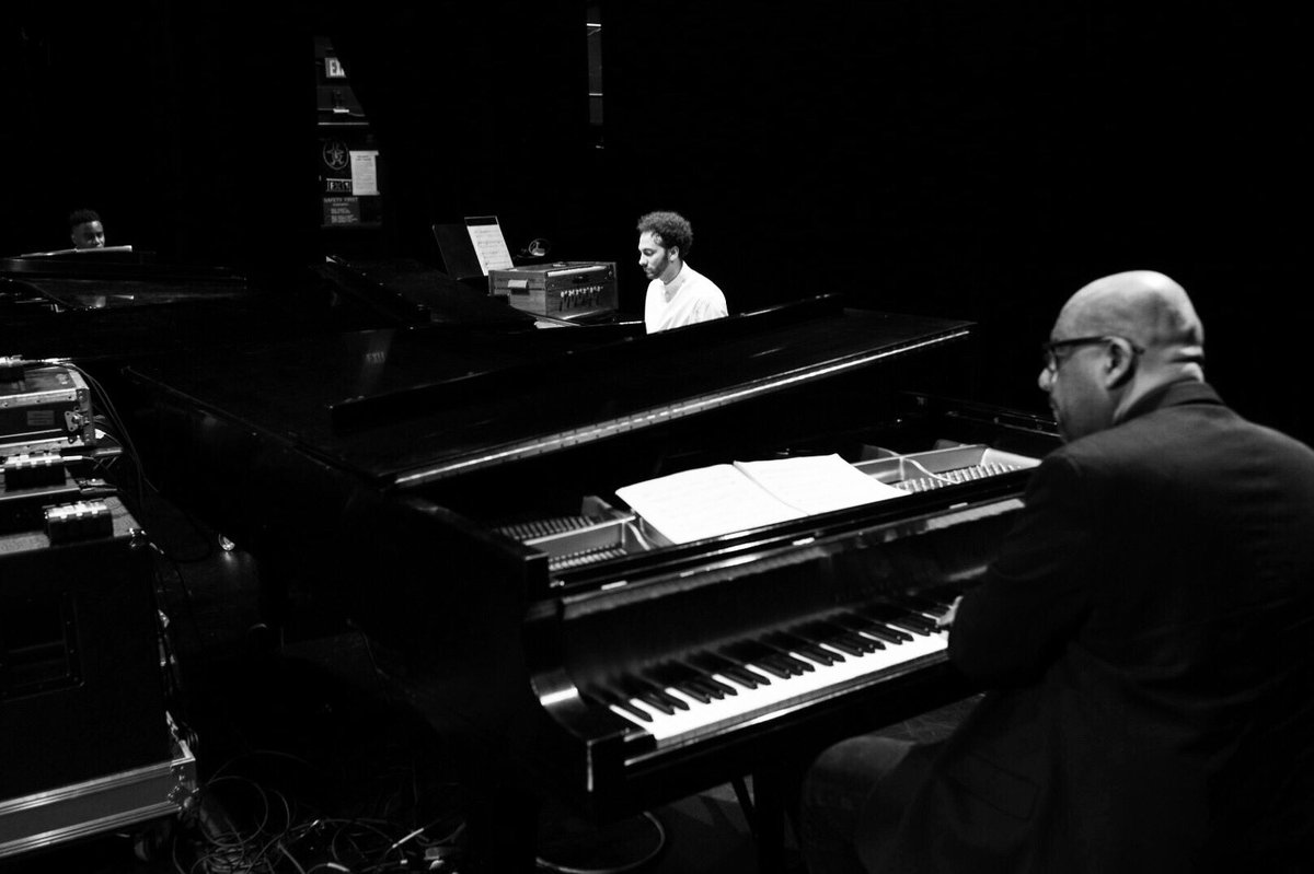 jatiphoto's tweet photo. β‘οΈ#Pianists @LPerdomoMusic x @DavidVirelles x @dblaque_MUSIC getting ready to hit with #HenryThreadgill #DoubleUpPlus at the @kencen for #DirectCurrentDC #kennedycenter #jatiphoto https://t.co/jjMs14iGwS