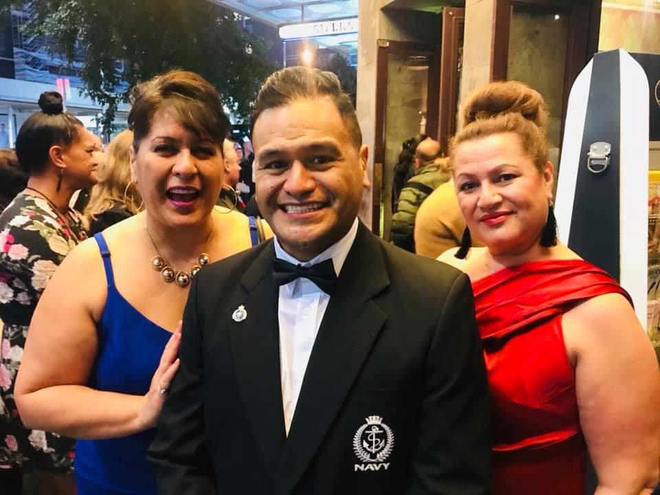 NgaireHarris's tweet photo. Soldiers without guns premiere attended by  TeHira whanau  with our peacekeeping hero Aaron Pau https://t.co/t44iuiBlVM