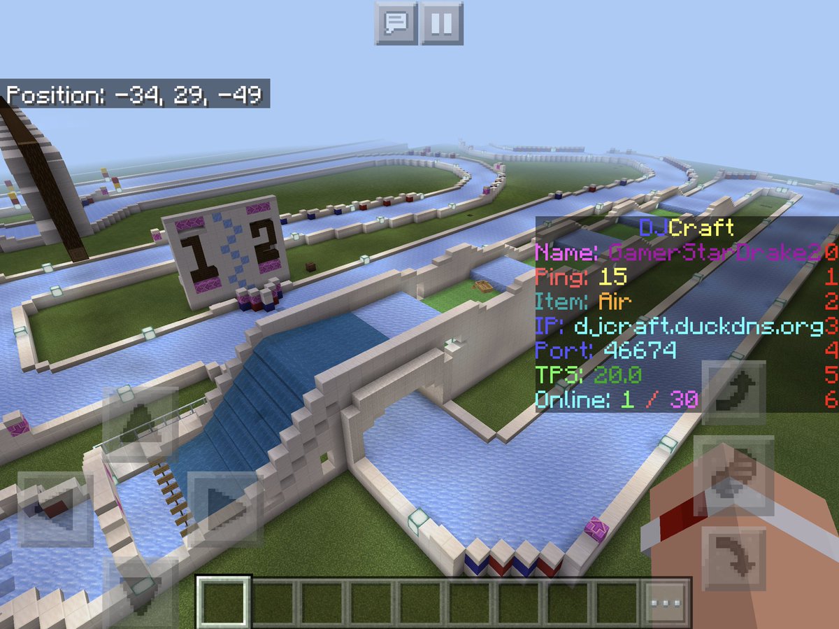 DJCraft_PE's tweet photo. Calling all competitive Minecraft boat racers! This weeks Friday build is of this amazing boat race made by: EmilyRose0315, RoadyBeast8090, and Imout007 https://t.co/y1phmfUXWA
