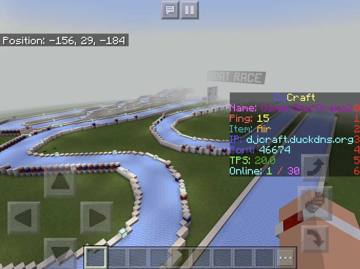 DJCraft_PE's tweet photo. Calling all competitive Minecraft boat racers! This weeks Friday build is of this amazing boat race made by: EmilyRose0315, RoadyBeast8090, and Imout007 https://t.co/y1phmfUXWA
