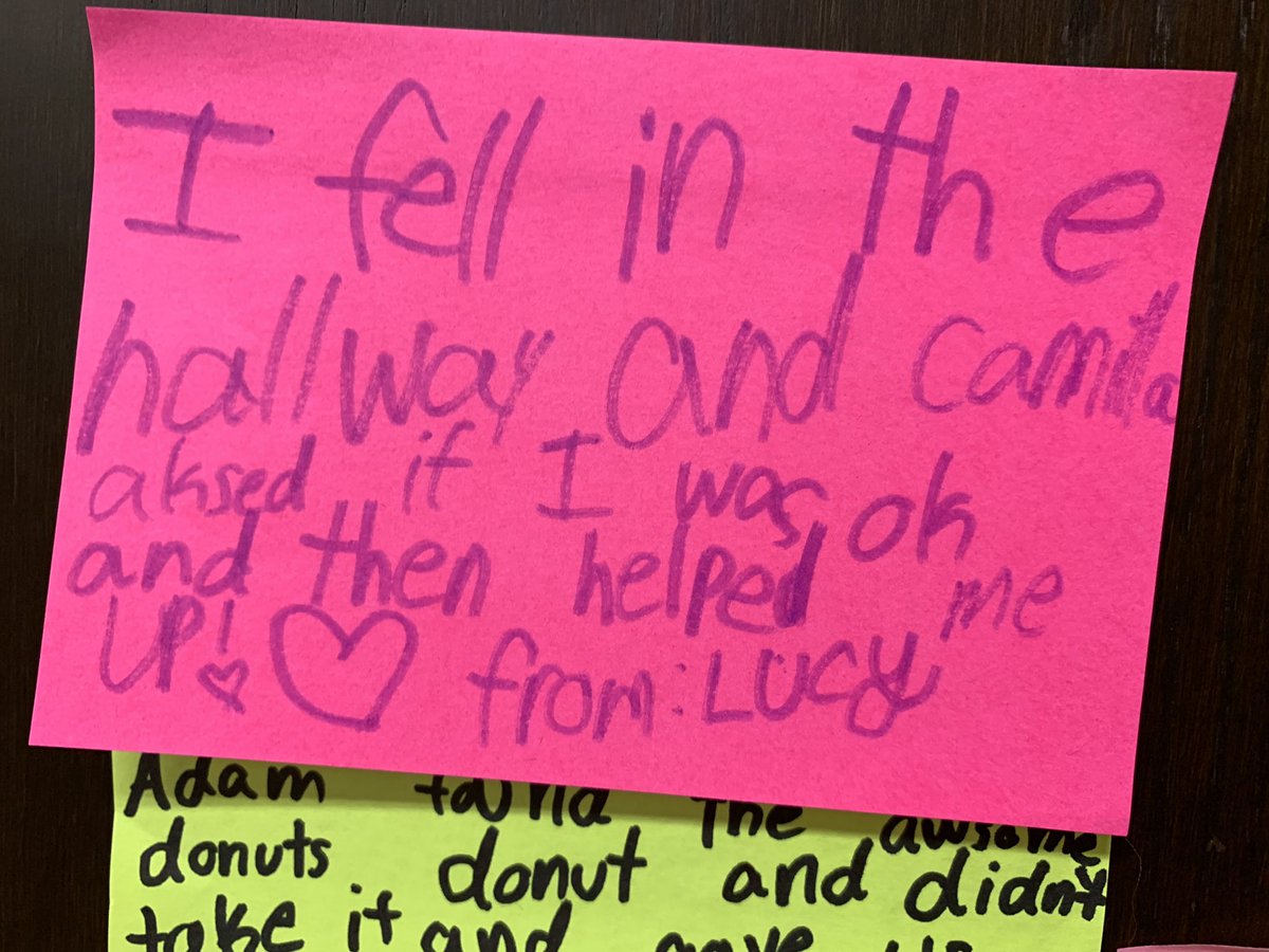 meganwessel2's tweet photo. When your students notice all the nice things other people do for them 💕💕#SLPPantherProud #randomactsofkindness #bekind https://t.co/ELaIp05LXw