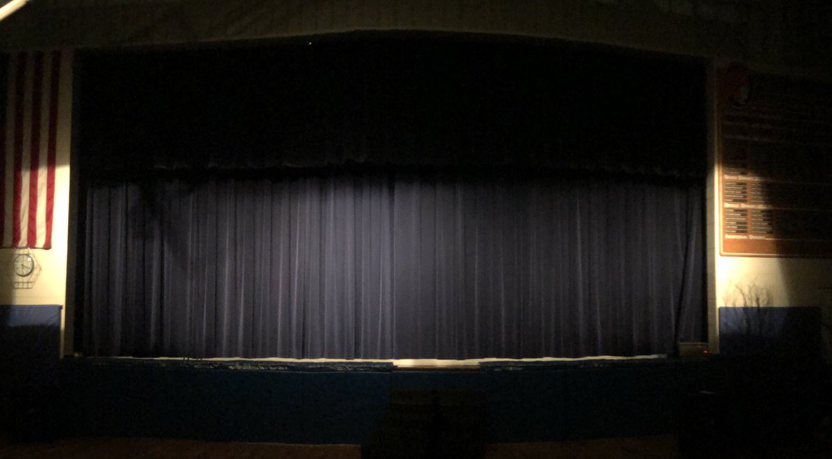 The curtain is drawn and ready for PHS Drama Dept’s production of “Beauty and the Beast” 🥀 tonight @ 7, tomorrow @ 2