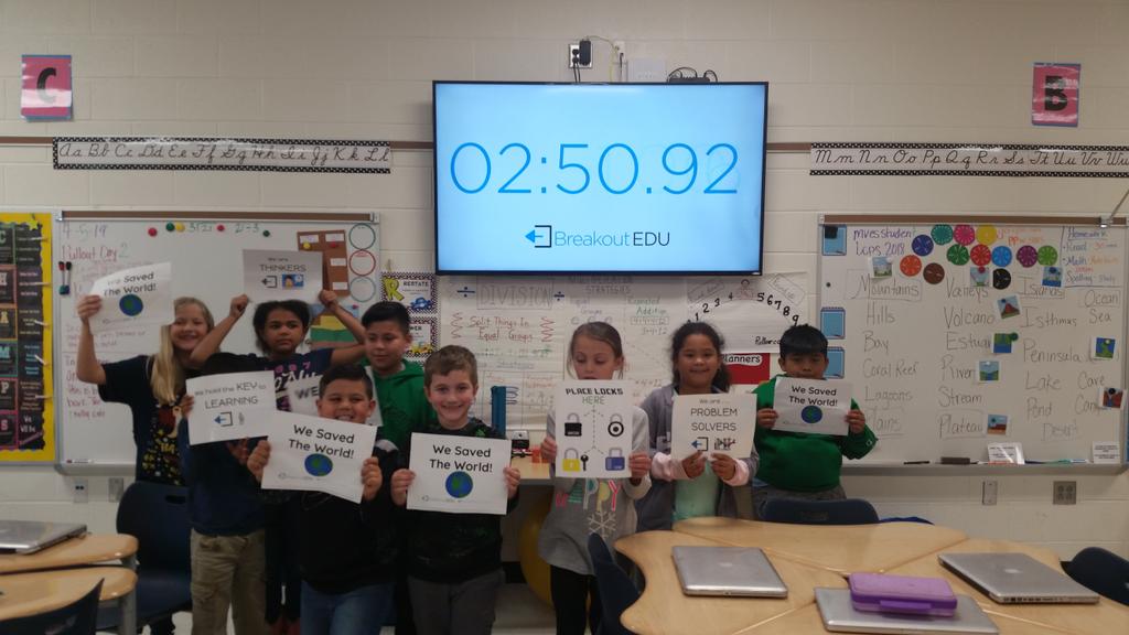 Our3rdGradeFun's tweet photo. We broke out today!! It was so much fun. 
@BurkeCoSchools @MVESbobcats @charlesw2015 #IgniteLearningBCPS https://t.co/Td7adWd4U3
