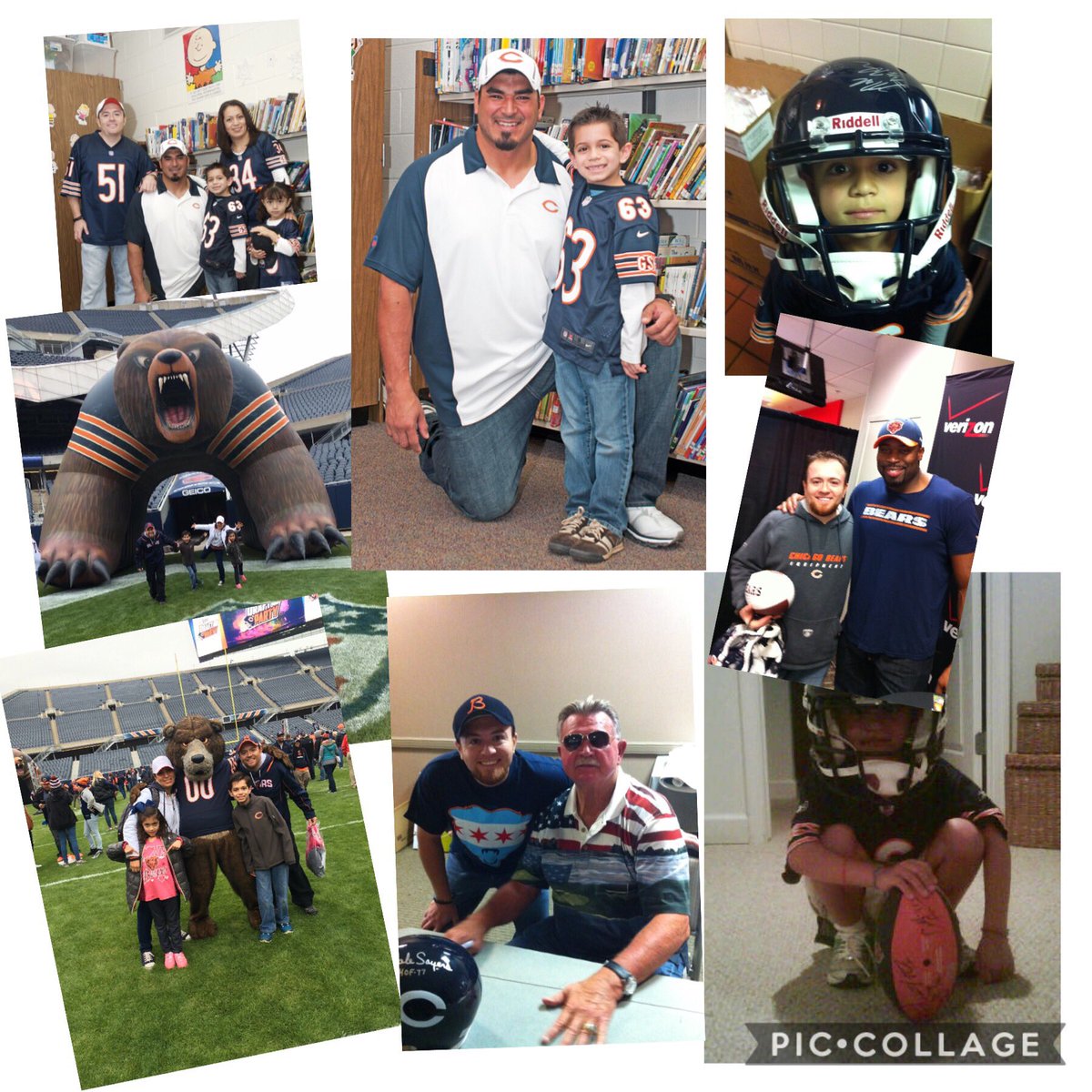 We are the biggest Chicago Bears fan Family! Wherever we go, we always 🐻 ⬇️ #NFL100Contest <a href="/nfl/">NFL</a> <a href="/ChicagoBears/">Chicago Bears</a>