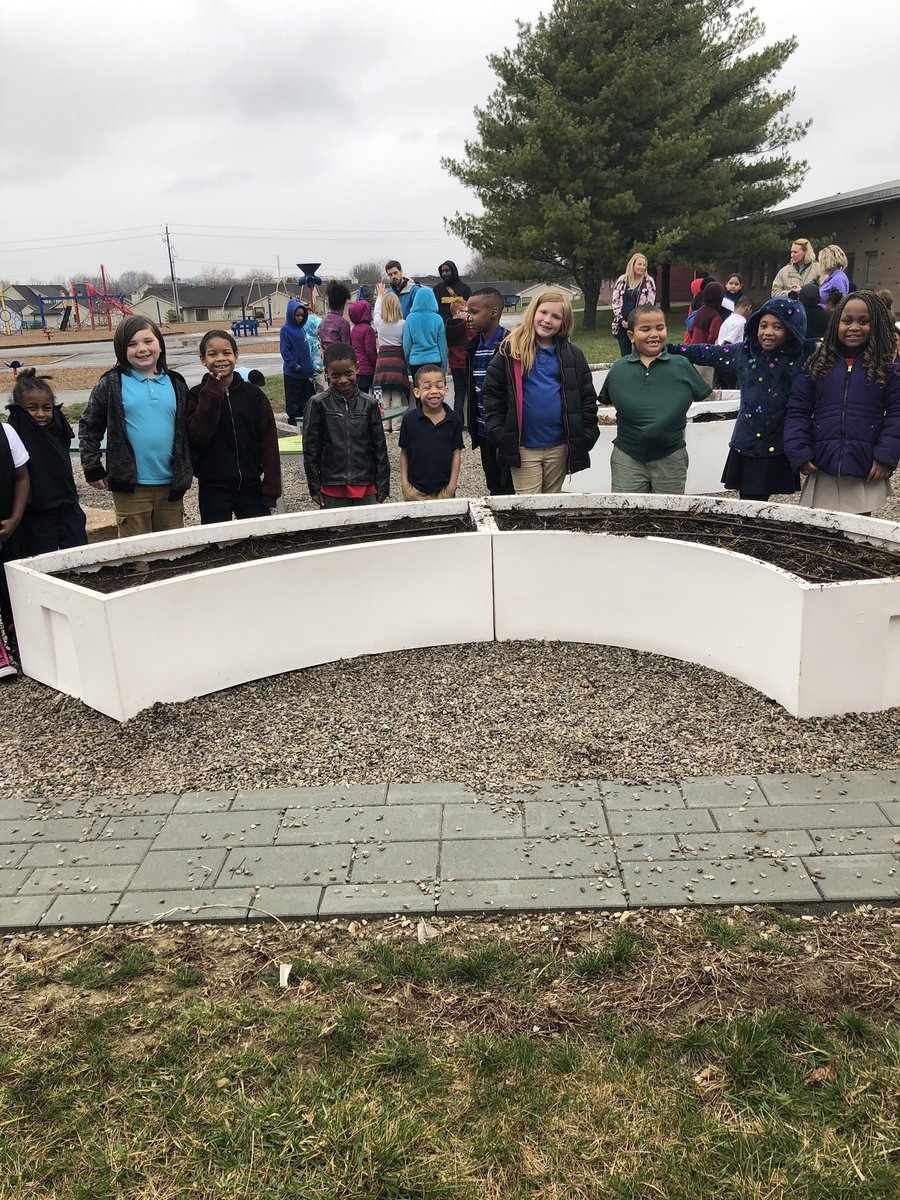 We had a great time working in the <a href="/PleasantRunElem/">Pleasant Run Elem.</a> garden with <a href="/MrsMorgan_18/">Mrs. Morgan</a> kinders today!