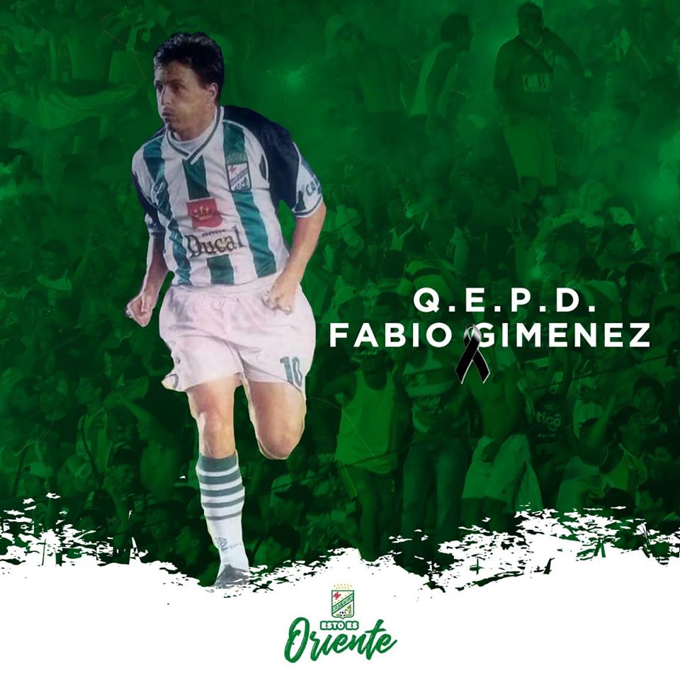 davellaneda77's tweet photo. Qué pena el fallecimiento de Fabio Giménez, figura de @cdopetrolero Tenía 50 años. Había jugado en #AAAJ, #Chacarita, #AllBoys, #Talleres, #Colon, #SMMZA, #Atlanta, #Racing, #Mandiyu y #CentralNorte en #Argentina El Monito murió en un accidente doméstico en EE.UU. https://t.co/KWEm4brfoE