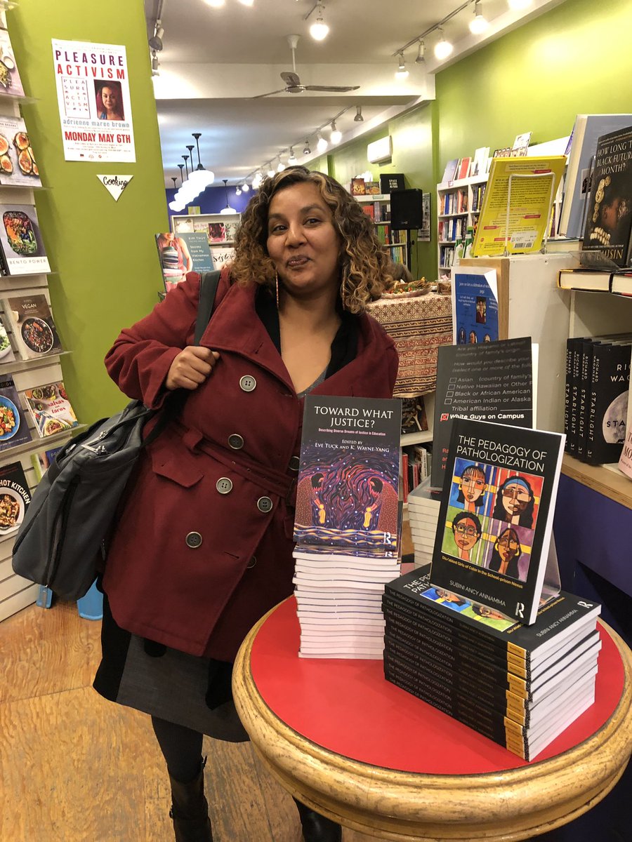 JacksonJDPhD's tweet image. @DrSubini , simply being the SUPERSTAR that she is!  I am honored to be part of this #community!! #AERA19 #DisCrit