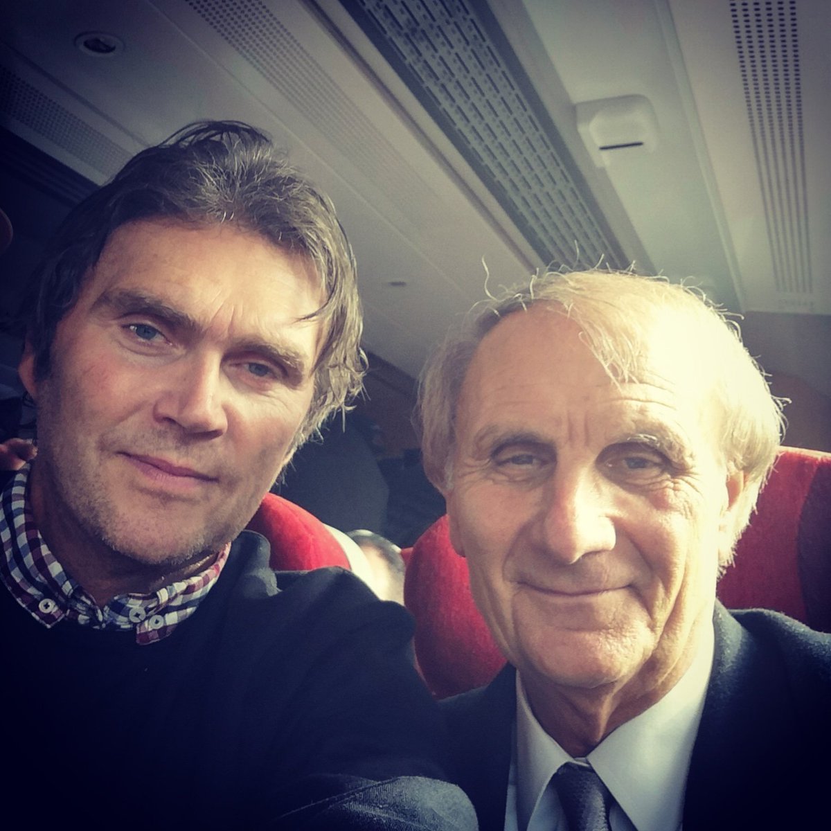 alanhewsonphoto's tweet photo. With the legend Dick Malone at Wembley https://t.co/3RVTgSrzuc