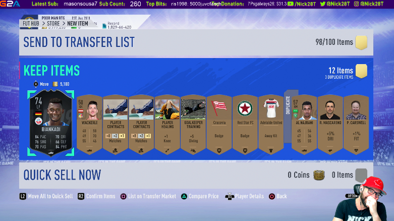 Nick28T's tweet photo. Can you pack a silver IF in a 400 coin bronze pack? #FIFAMYTHS #BPMOP @MattHDGamer ;)
https://t.co/qedHQbmPbm https://t.co/I76UVTPSqD