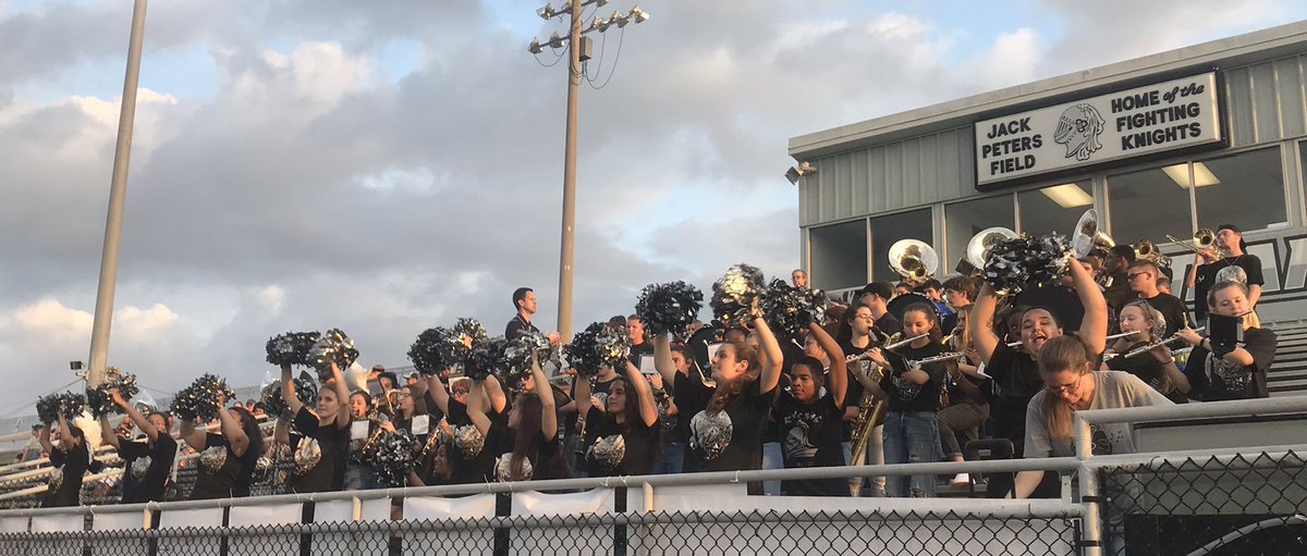 RHSKnightsBand's tweet photo. Having a blast cheering on our @RHSKnightsLax teams onto victory! Congrats LAX Seniors!!! #GoKnights https://t.co/XvpSHjjihv