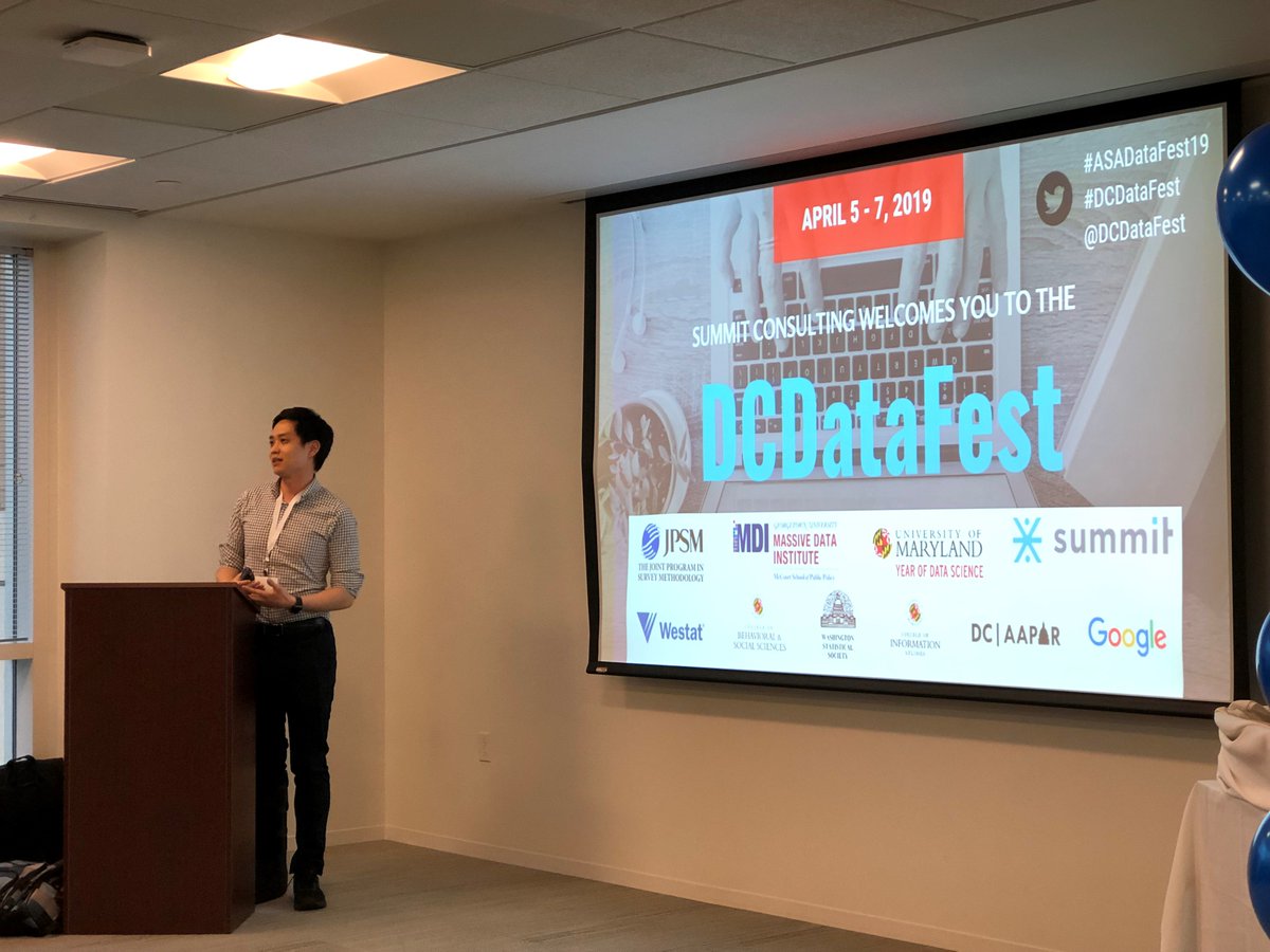 summitdistrict's tweet image. Summit Consulting&apos;s Founding Partner, Albert Lee, and JPSM&apos;s Brian Kim start #ASADataFest19 off with words of inspiration and a few guidelines for the weekend! Biggest turn out ever for @summitdistrict&apos;s #DCDataFest!