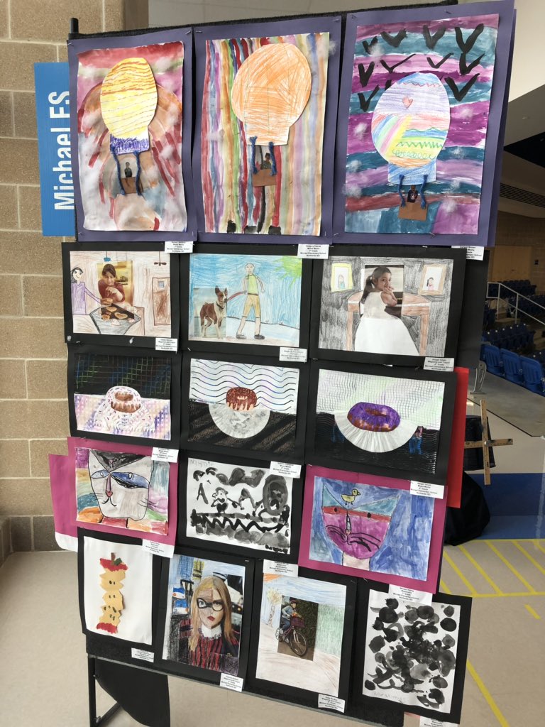 ScottHennon1's tweet photo. Amazing Michael Artists!!@NISDMichael #NISDArtFest #StarWildCard Wow!! So much amazing student talent in NISD https://t.co/z8sqQIW9Nj