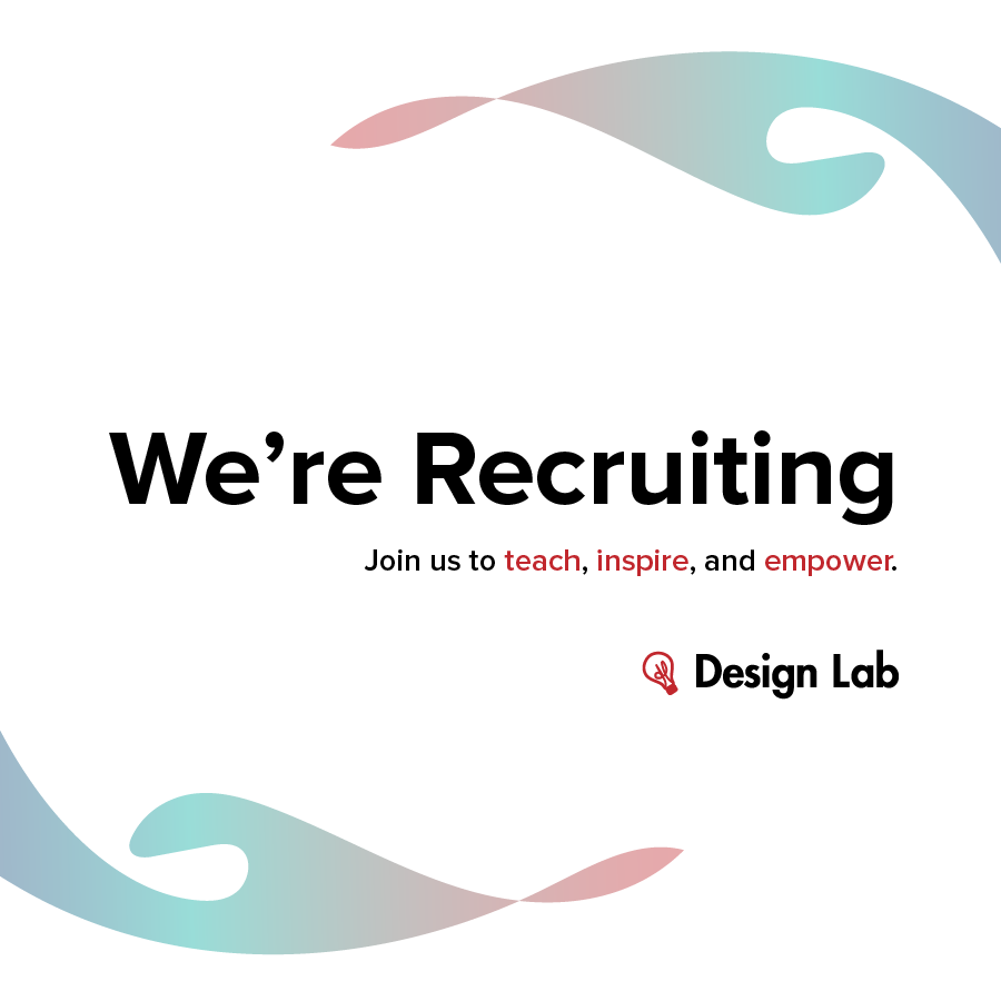 We're looking for new and motivated people to join Design Lab for 2019! Join us to create impactful events and perhaps even develop a product in the future! Check out the roles below;
drive.google.com/file/d/1jhssZ1… 

Apply through this link forms.gle/DBsbXdrQfd5HSZ… and we'll be in touch!