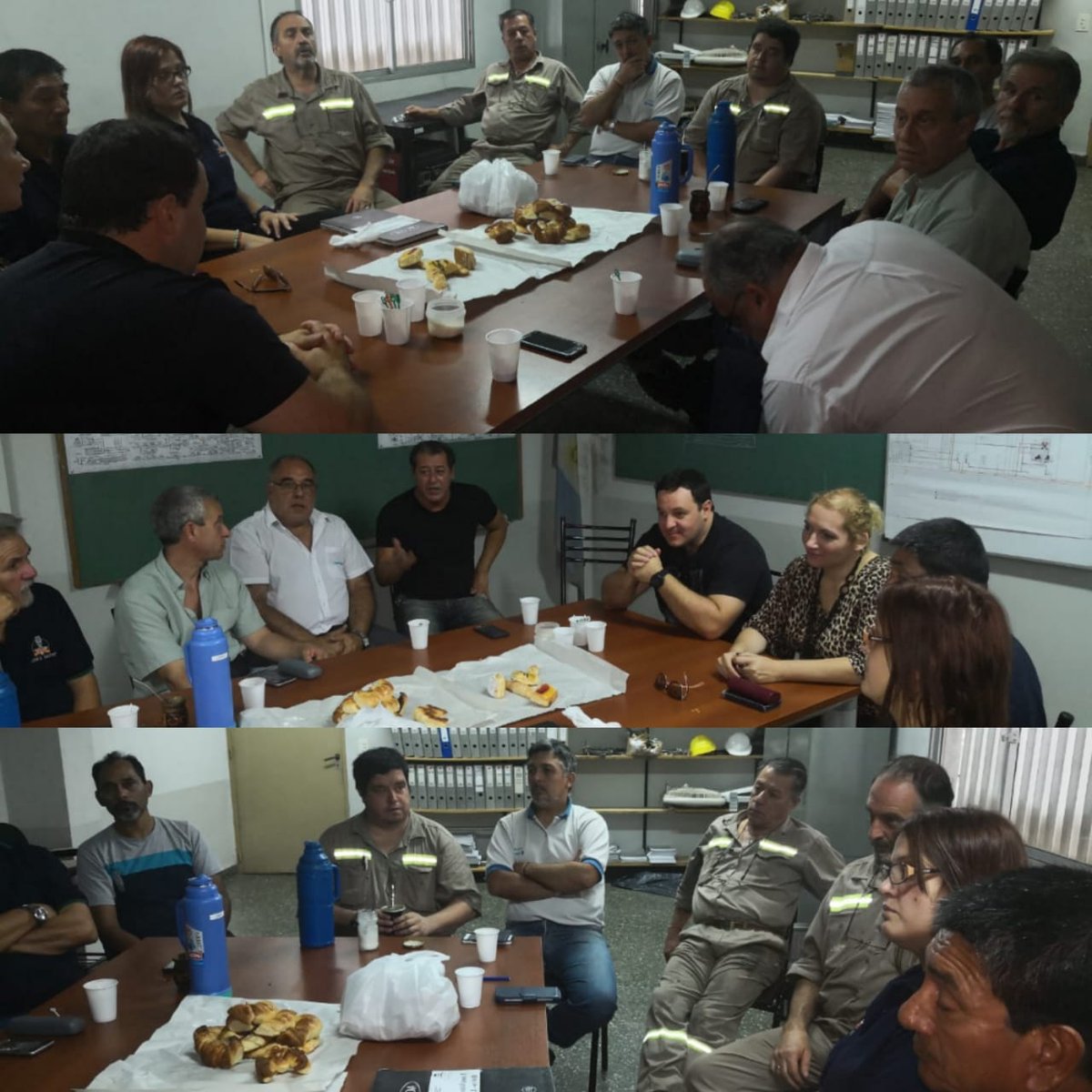 ApdfaLinea's tweet photo. Asamblea en Galpón J. La. Suárez , sector Material Rodante.
Se dialoga de la situacion gral. , Fallo de la justicia a favor de APDFA, Fuera de convenio, etc. https://t.co/BYV7BDlYM4