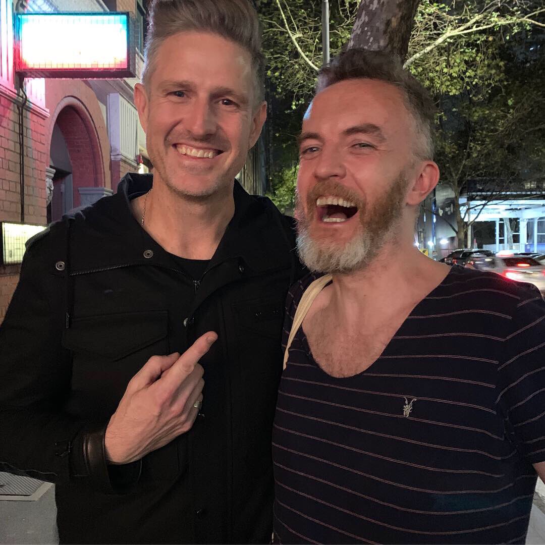 SARussellwords's tweet photo. I reckon @Wil_Anderson’s #Wilinformed is really powerful because he’s able to walk the line between broad popularity (genuine respect) and conveying a positive change message that sinks in subtly, about being a better man and looking after our planet. Told him so after #MICF https://t.co/9Q1K6VQdVb