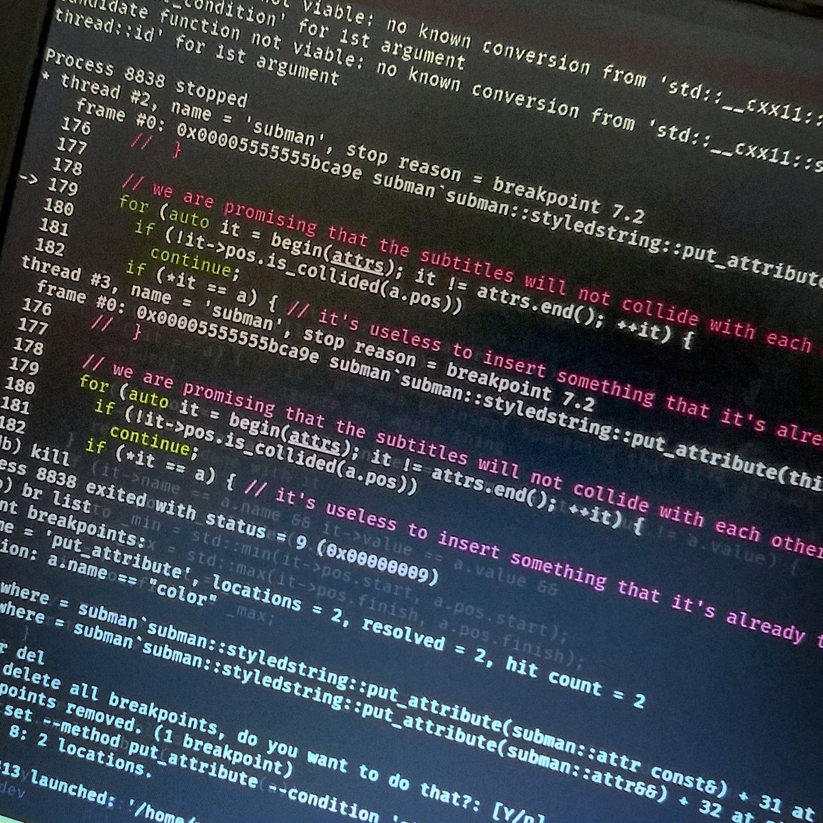 the_moisrex's tweet image. #100DaysOfCode Day 096/100:
Every time I reach a point that I think I&apos;ve reached somewhere that I can do anything I want with what I know, bugs hit me like hell.
I kinda want to make a debugger just to name it #BugKiller. 😁