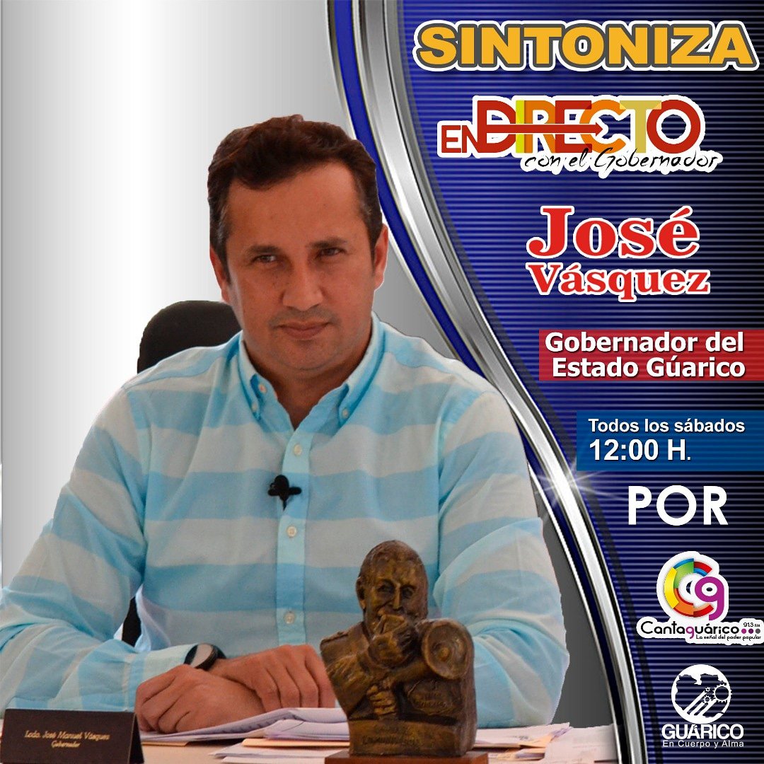josemvasquez's tweet photo. Mañana estaremos conectados En Directo por 91.3 FM

#EnCuerpoYAlmaPorGuarico https://t.co/TIEuTx0huE