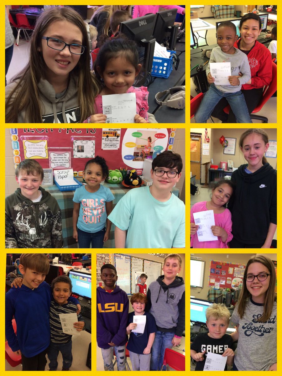 evagriffin10's tweet photo. Thanks to my awesome 6th gr for helping Kindergarten with their first ever digital breakout game this week. We saved the farm!!! (and we made some new friends)π#ComputerLabFun #ColtPride #WeAreRivercrest @RivercrestSD https://t.co/toIzm0zO9L