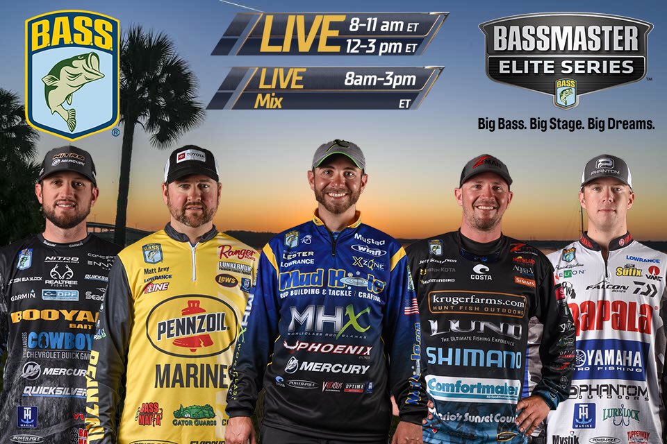 bassmaster's tweet image. We have 10 Bassmaster LIVE cameras on the water for Semi-Final Saturday at Lake Hartwell. Check out the lineup of anglers. Top 35 are battling for Top 10 cut for Sunday! We will see you from 8-3 ET on #basslive! #bassfishing @fishhartwellsc