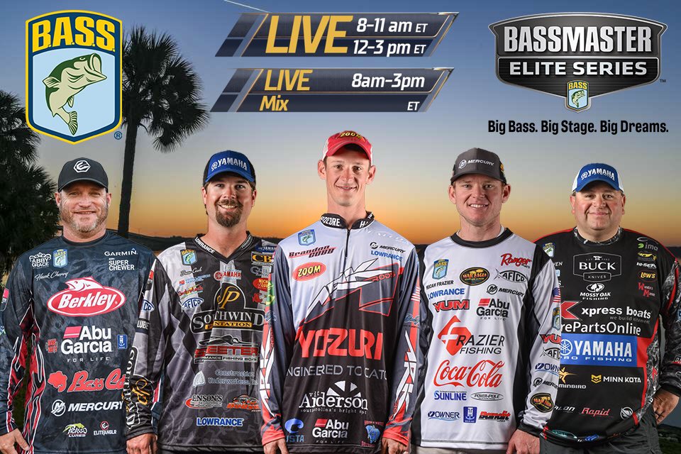 bassmaster's tweet image. We have 10 Bassmaster LIVE cameras on the water for Semi-Final Saturday at Lake Hartwell. Check out the lineup of anglers. Top 35 are battling for Top 10 cut for Sunday! We will see you from 8-3 ET on #basslive! #bassfishing @fishhartwellsc