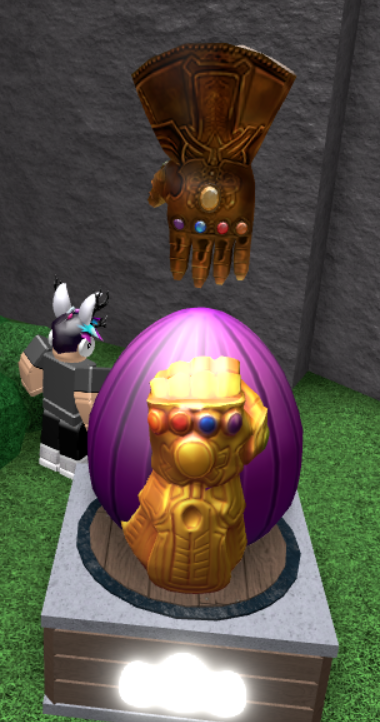 Ryanrblx On Twitter Ah Yes Infinity Gauntlet Plus The Thanos Egg Twice The Power - how to get infinity gauntlet in robloxian highschool