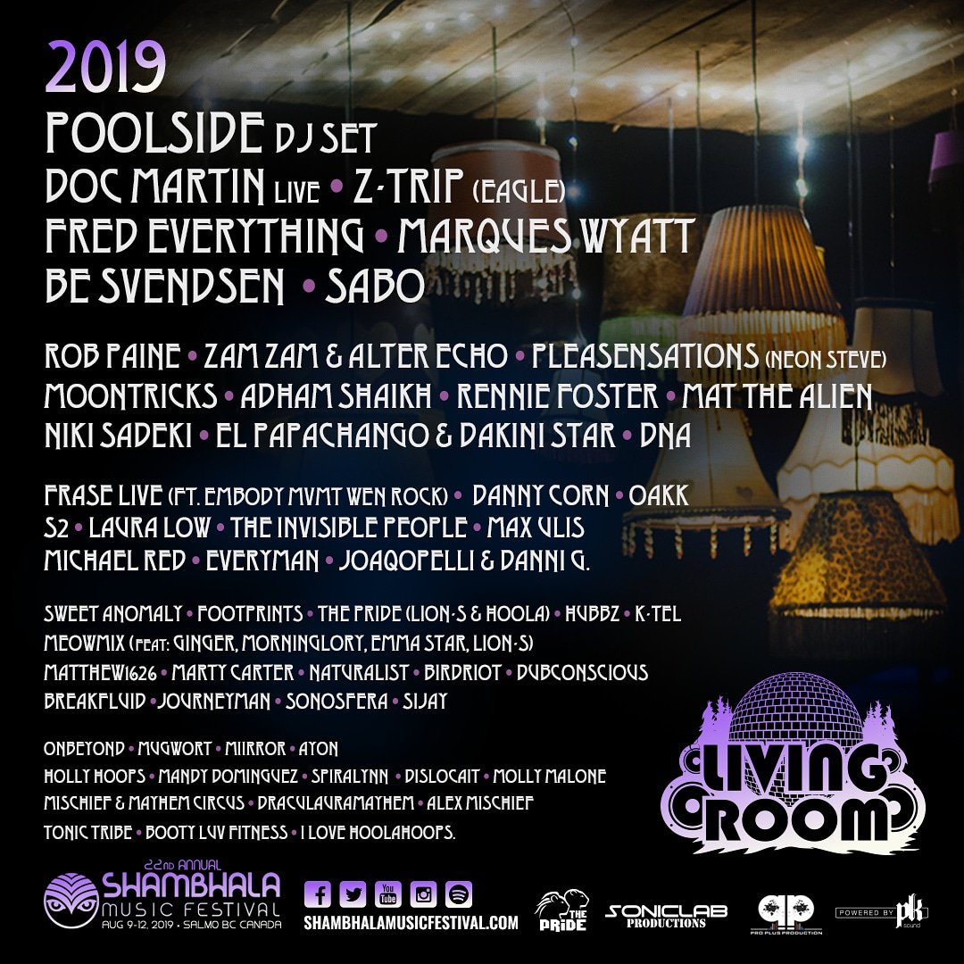 moontricksmusic's tweet photo. We're heading back to @shambhala_mf! Excited to announce we will be playing a set at The Living Room Stage this year alongside a stellar line-up. This was the first stage Moontricks got to rock back in 2013. See you at home!🎶🌙⛰️
#moontricks #shambhala #home https://t.co/YdGeqWiNDk