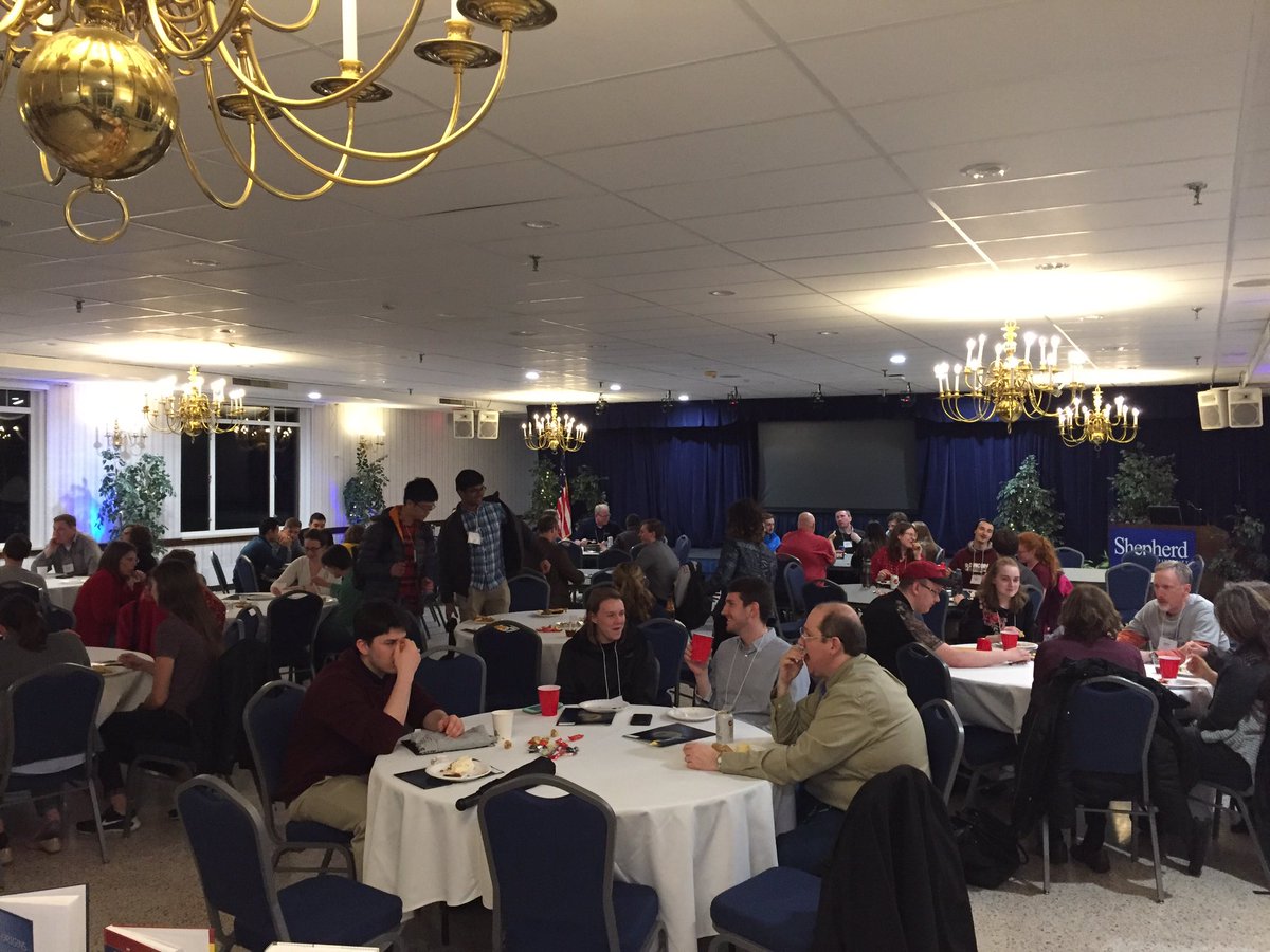 DrTimFlowers's tweet photo. How do we conclude a great day of math at @alleghenymaa meeting?  Dessert reception!! #AlleghenyMAA https://t.co/edTDR0iv2D