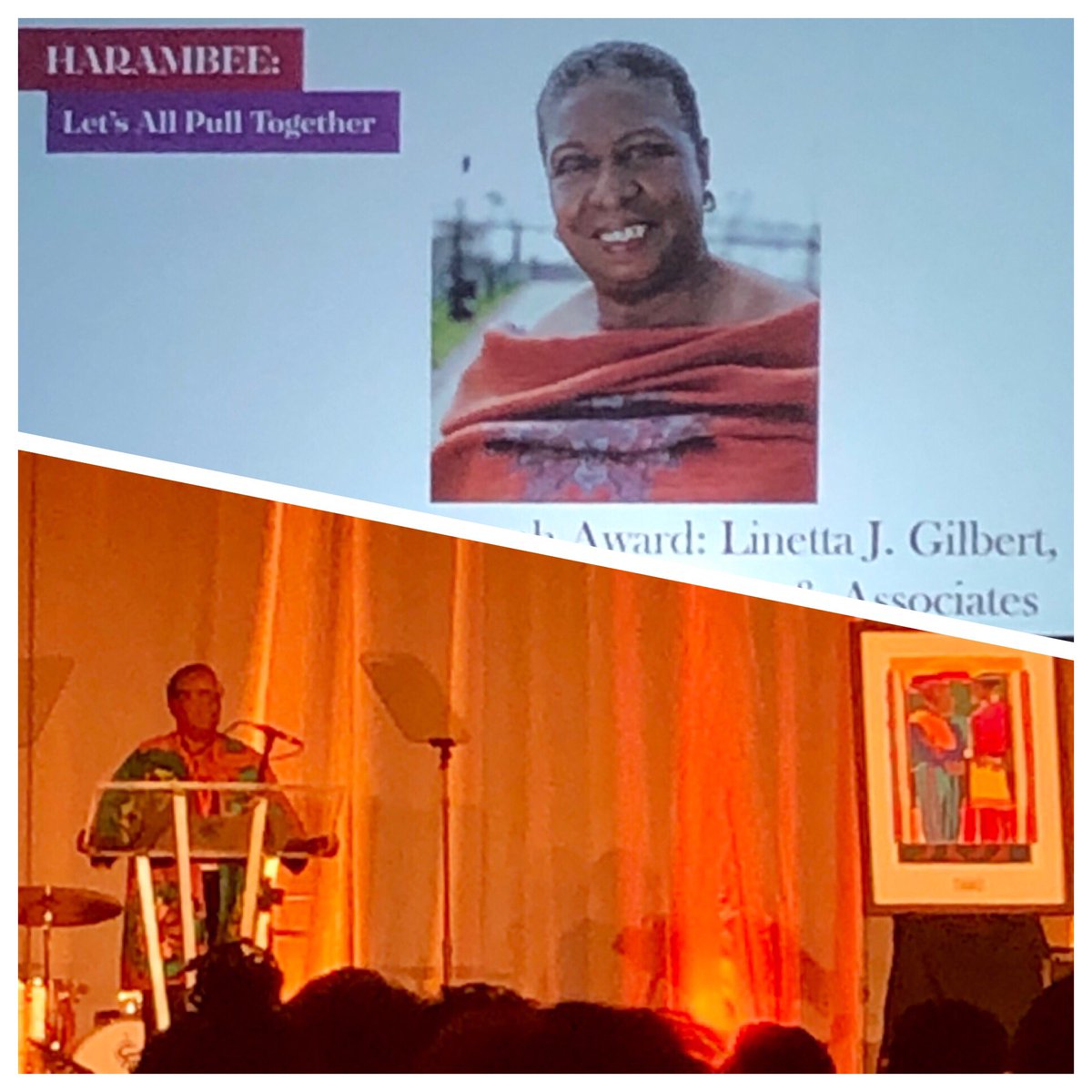 RJGrantmakers's tweet photo. Appreciation of Jim Joseph Lecturer Linetta Gilbert’s nearly 3 decades of leadership in philanthropy, especially strong support of elevating giving from, with & for African American communities & deep mentorship of so many leaders. Brava! #ABFE2019 https://t.co/SgEg1Lcelk