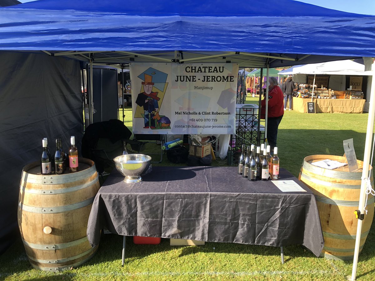 Chateau_JJ's tweet photo. It’s show time, come down to @MagicalBalingup and try our beautiful wines at the small farm field day #winetasting #wine #farmday #beautifulautumnsday #southwestwa #smallbatchwine https://t.co/ervAFCqCZJ