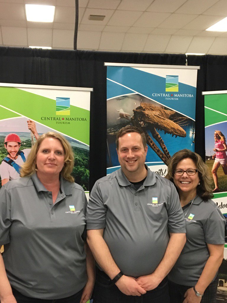 TylerK78's tweet photo. This weekend I'm promoting tourism for @CarmanMB in partnership with @CMBTourism at the Brandon Home & Leisure Show. I've also had fun covering breaks for the Bottineau booth. #bottineau #lakemetigoshe #carmanmb #explorecmt https://t.co/zRwBy0hGAv