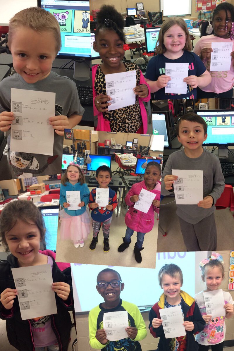 evagriffin10's tweet photo. Big week in the lab. 1st & 2nd gr played their first digital breakout games. 1st gr saved the farm & 2nd gr saved the Quarterback! Iβ€οΈmy job!!! #ComputerLabFun #ColtPride #WeAreRivercrest @RivercrestSD https://t.co/idr5ghEuBO